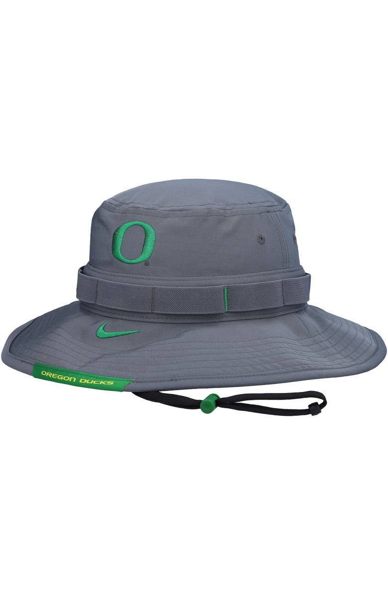Nike Men's Nike Gray Oregon Ducks Performance Boonie Bucket Hat, Main, color,