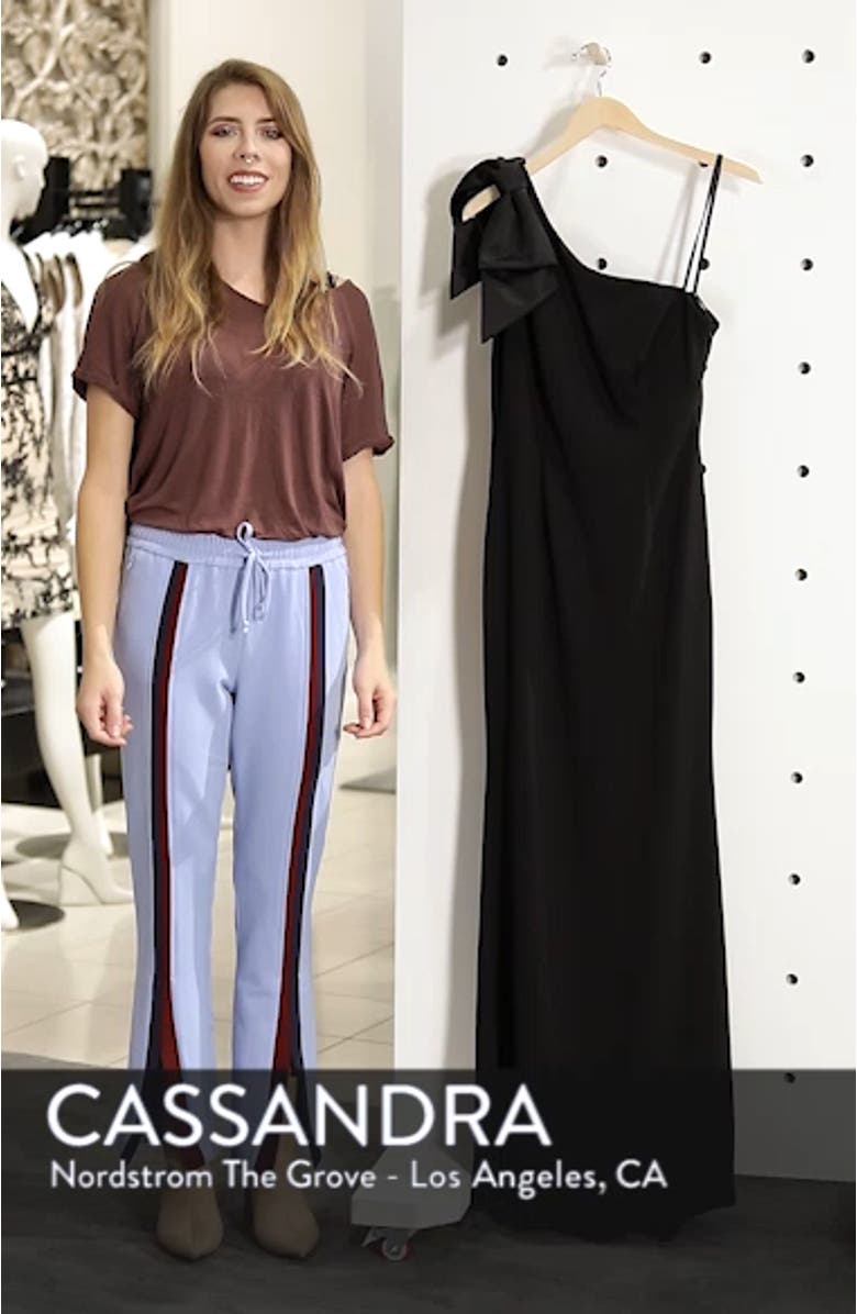 One-Shoulder A-Line Gown, sales video thumbnail