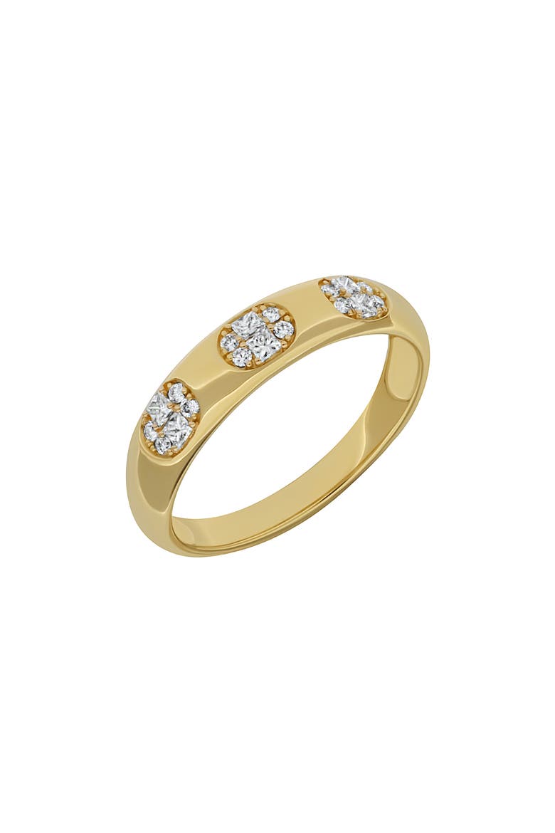 Mika Oval Diamond Cluster Ring (Nordstrom Exclusive), Main, color, 18K YELLOW GOLD