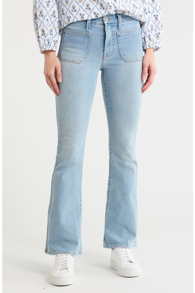 Stevie High Waist Flare Jeans, Main, color, VIRGO