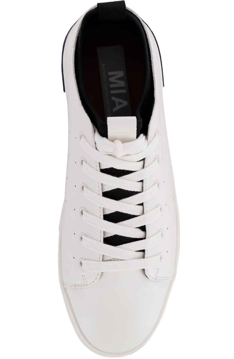 STRAUSS AND RAMM The Lace Up Sneaker, Alternate, color, White