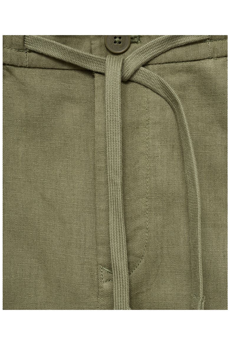Slim Fit Drawstring Pants, Alternate, color, KHAKI GREEN