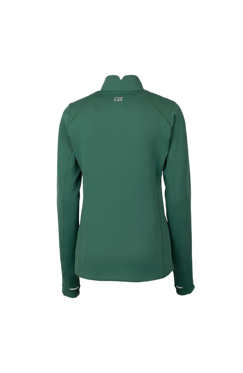 Cutter & Buck Women's Cutter & Buck Green Tulane Green Wave Traverse Stretch Quarter-Zip Pullover Top, Alternate, color, Green