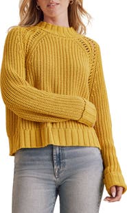 Splendid Cassidy Shaker Knit Crewneck Sweater