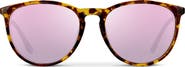 WMP Eyewear Drew - 55mm Round Polarized Sunglasses