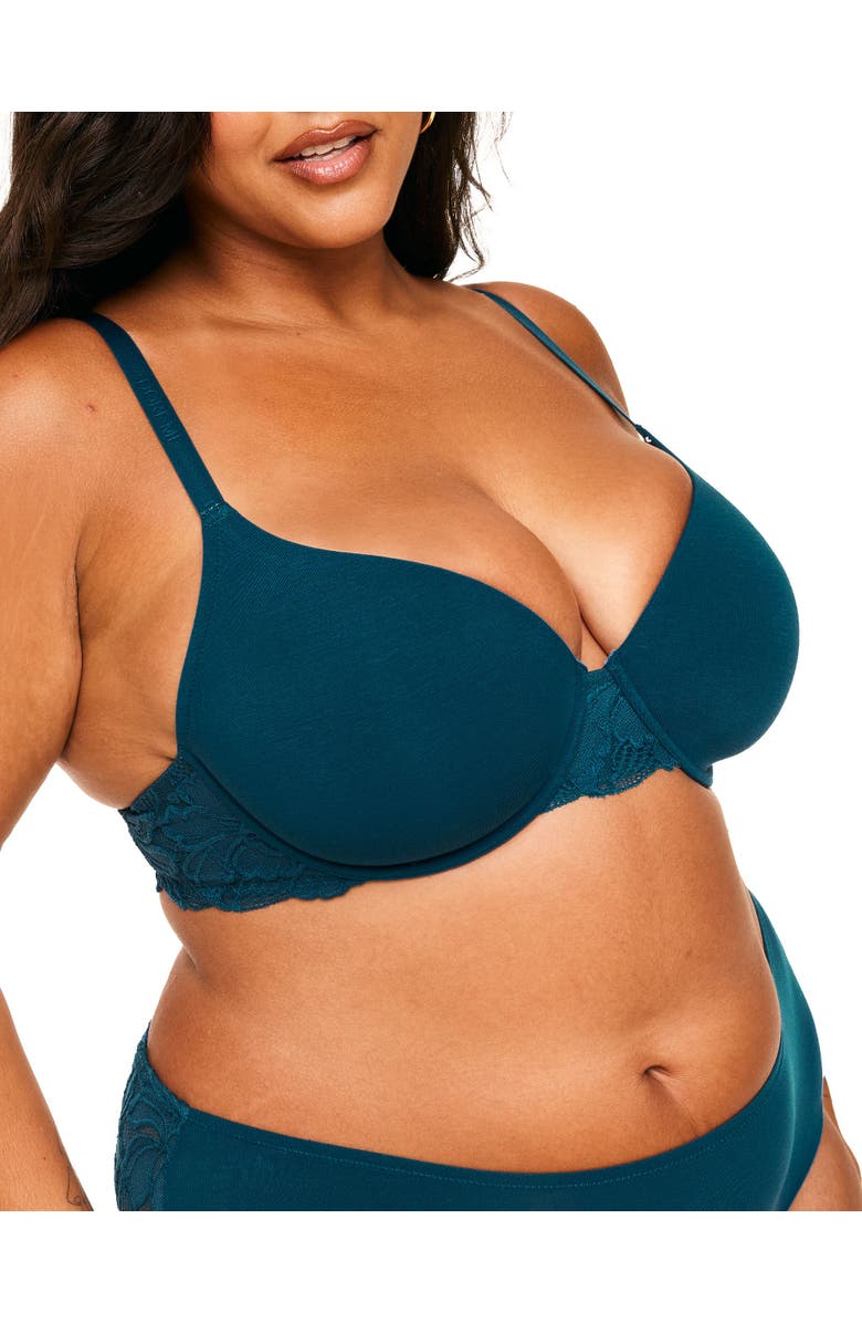 Adore Me Teagan Contour Full Coverage Bra, Alternate, color, Legion Blue