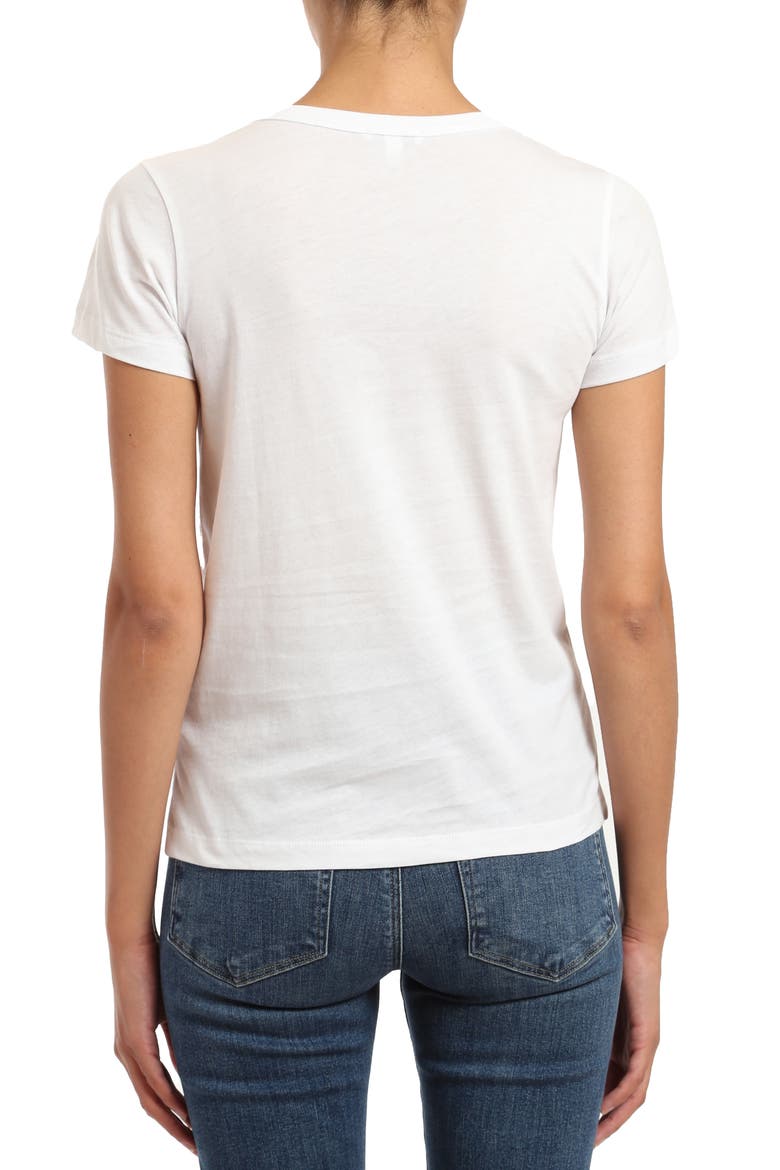 Slim Fit Cotton Slub T-Shirt, Alternate, color, WHITE