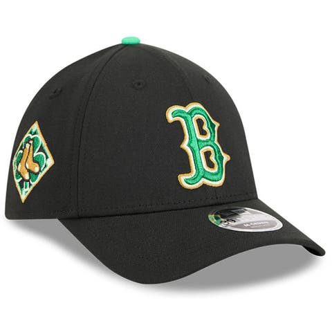Men's New Era  Black Boston Red Sox 2026 St. Patrick's Day 39THIRTY Flex Hat