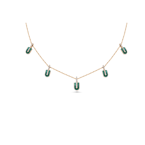 U Stacked Necklace