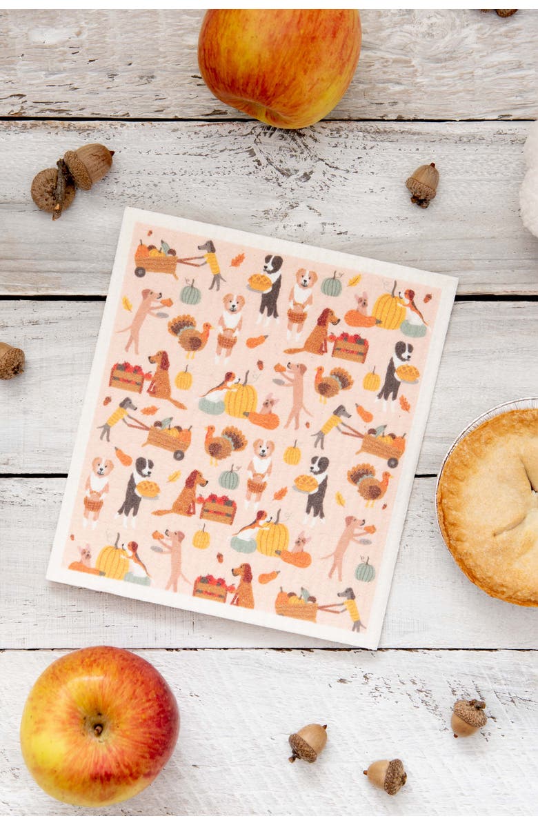 Puppington Pupper Towels 12-Pack Swedish Dish Cloths for Kitchen, Alternate, color, Doggie Dozen Holidays