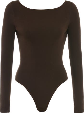 Inoe Long Sleeve Rib Bodysuit