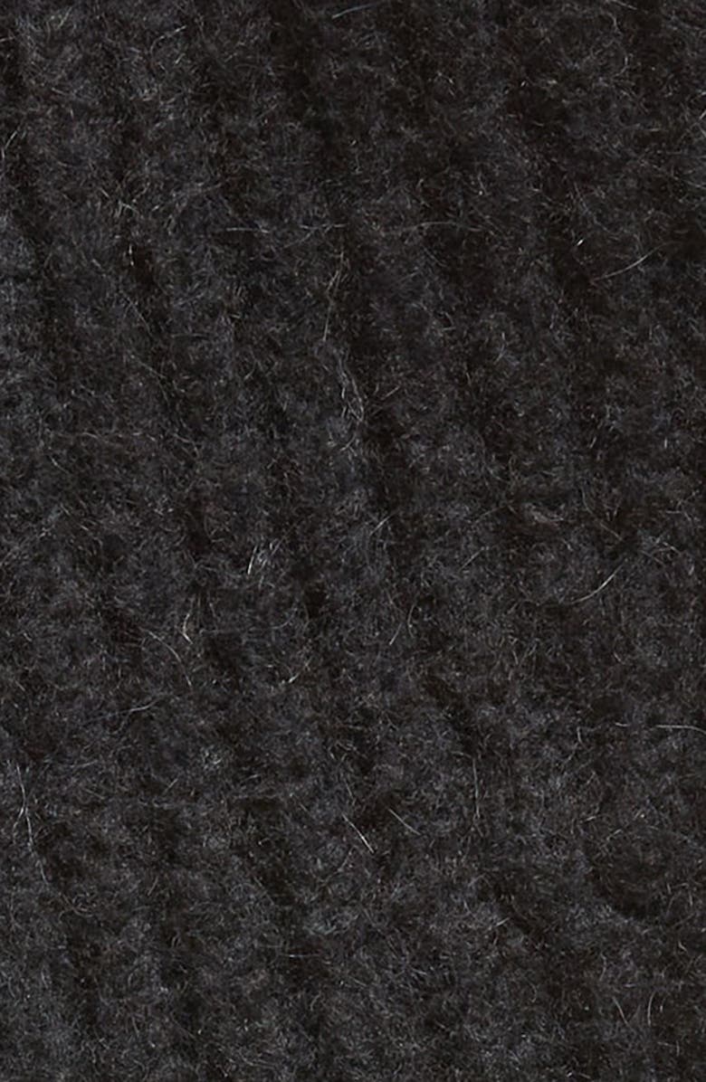 Sandy Liang Bonnet Rib Wool & Alpaca Blend Balaclava, Alternate, color, 