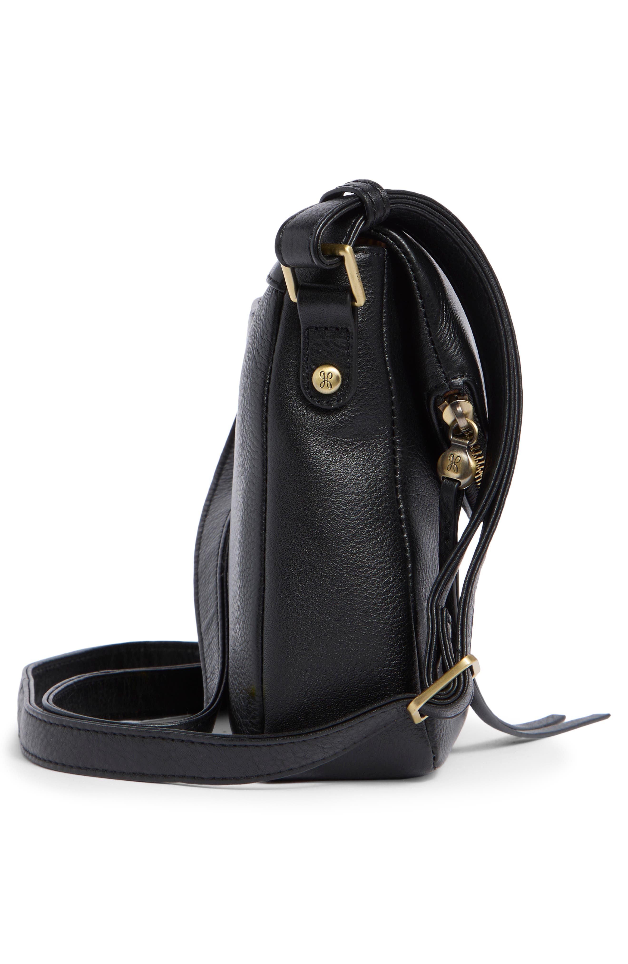 HOBO Fern Messenger Crossbody Bag, Alternate, color, Black
