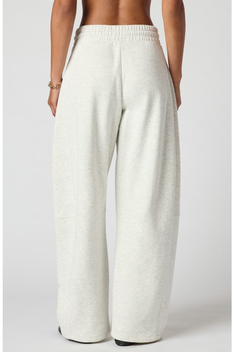 Barrel Leg Sweatpants, Alternate, color, HEATHER ICE