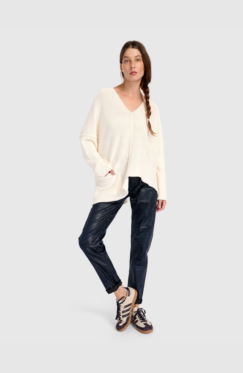 Alembika Bliss Slouchy Sweater, Alternate, color, Cream