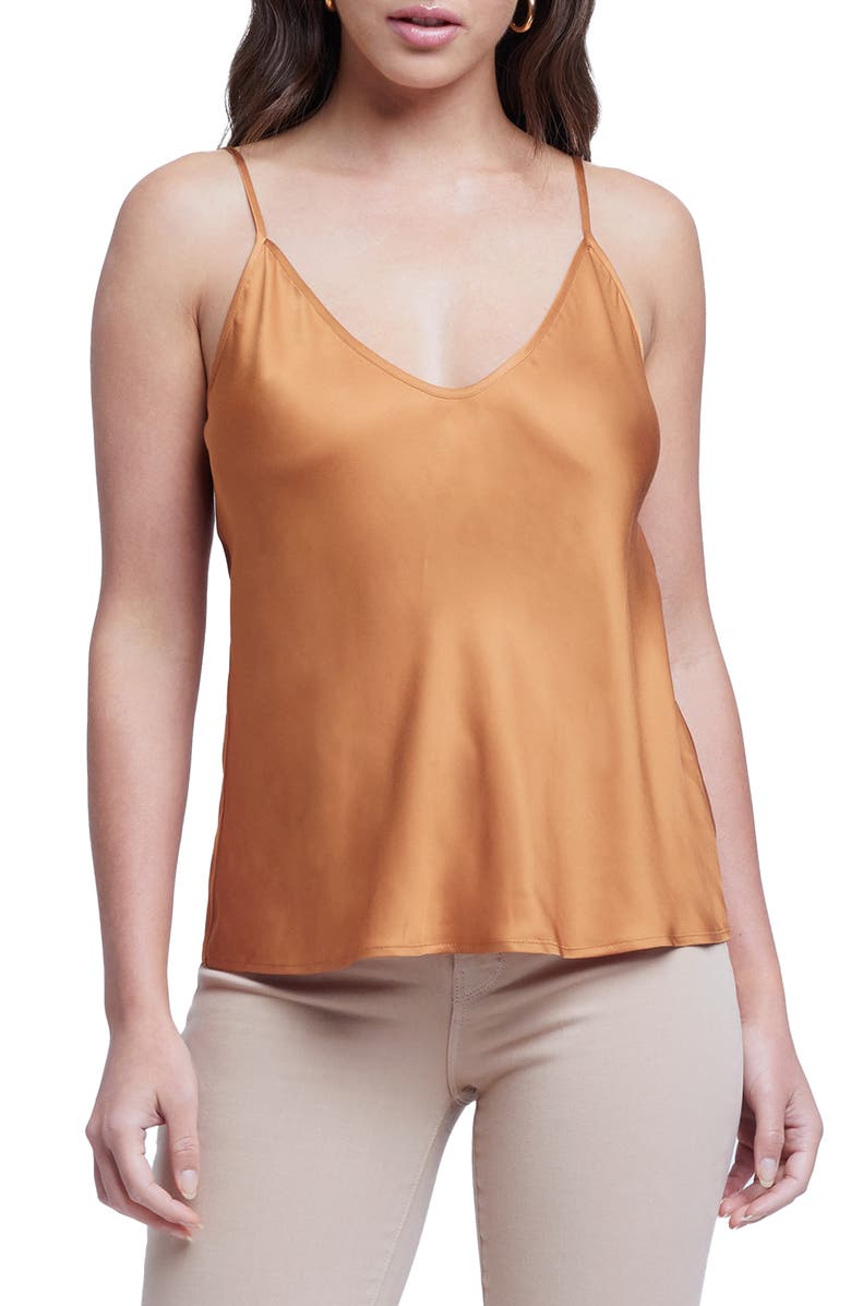 L'AGENCE Lexi Silk Camisole, Main, color, 