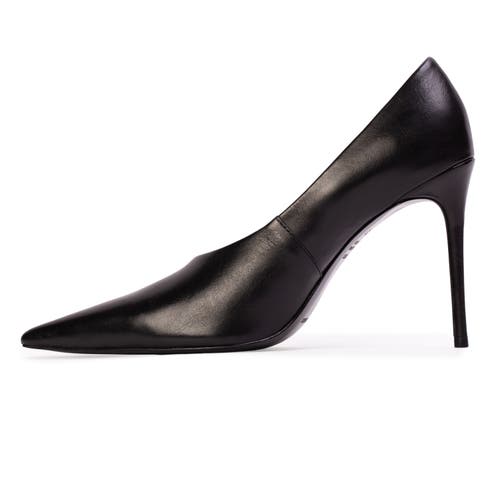 Black Suede Studio Jona 100 Pump In Black