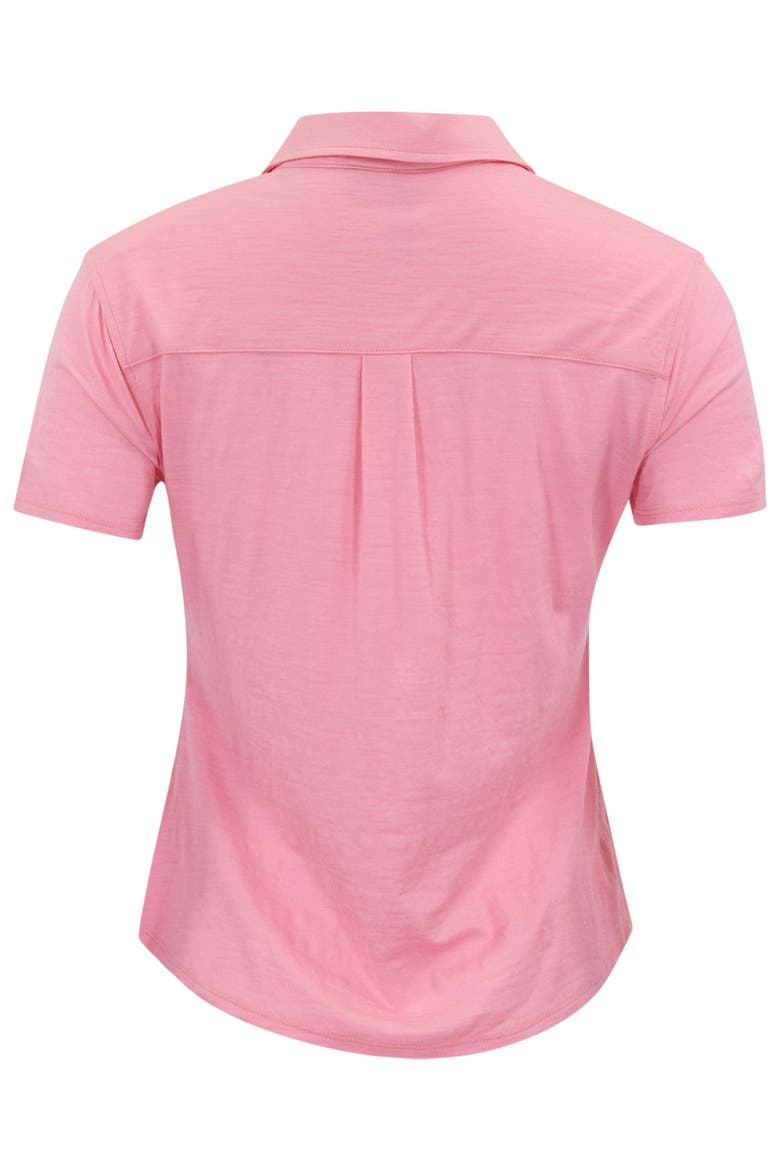 Solid Womens Shirts, Alternate, color, Coral