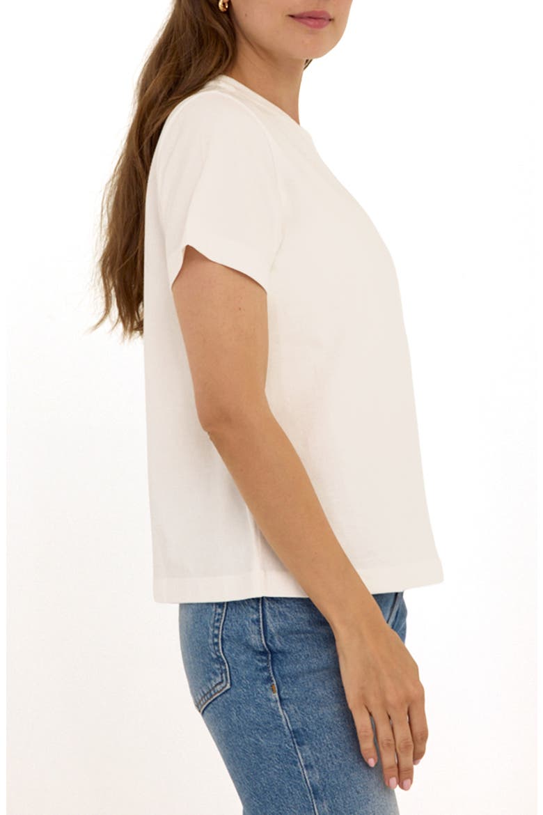 Beth Essential Organic Cotton T-Shirt, Alternate, color, WHITE