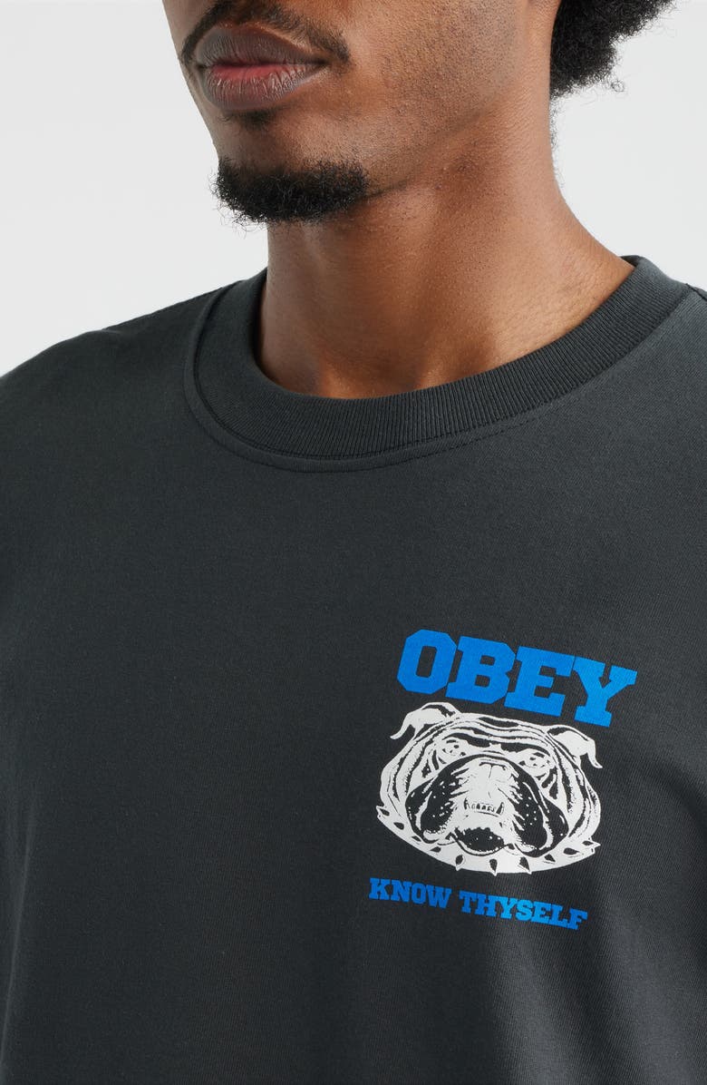 Obey Know Thyself Graphic T-Shirt, Alternate, color, Vintage Black