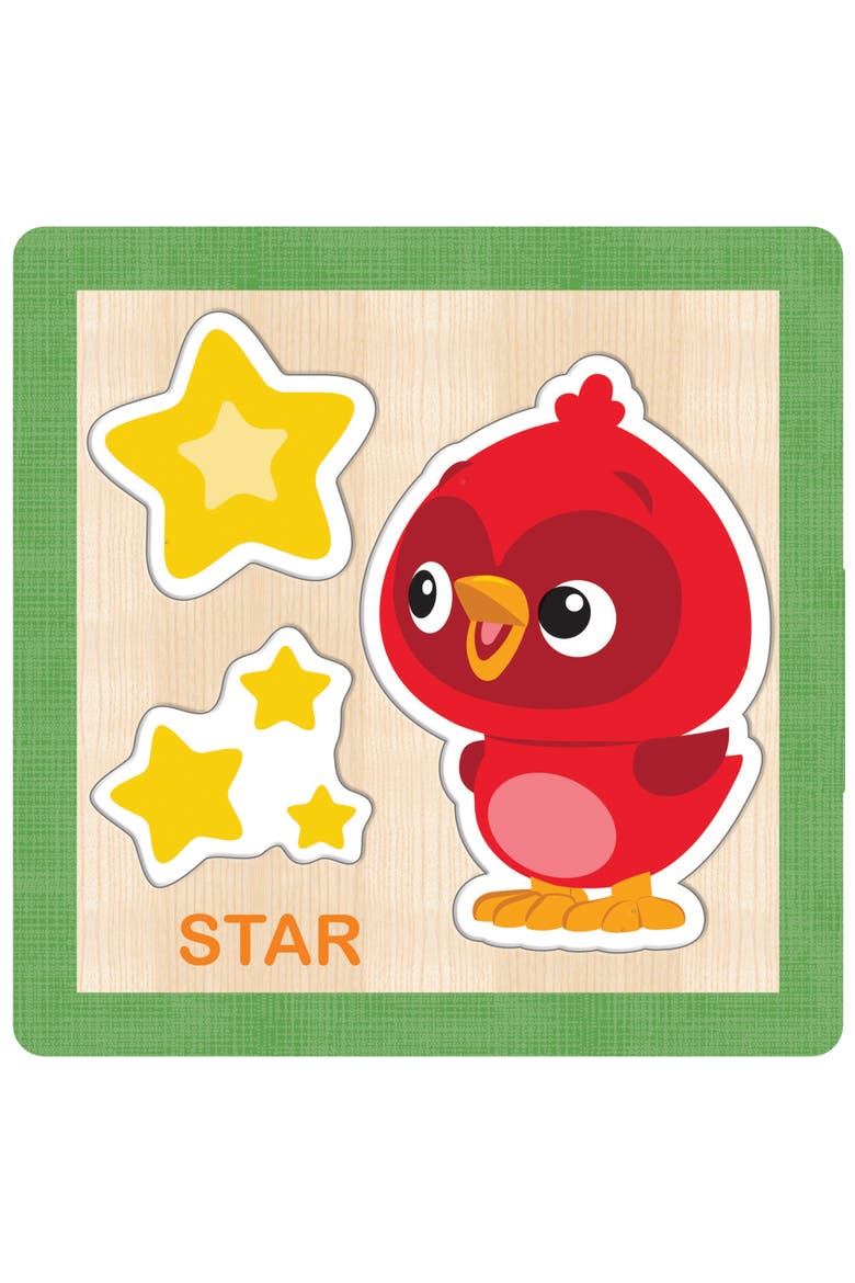 Baby Einstein Wood Puzzles 4-Pack, Alternate, color, Multicolor