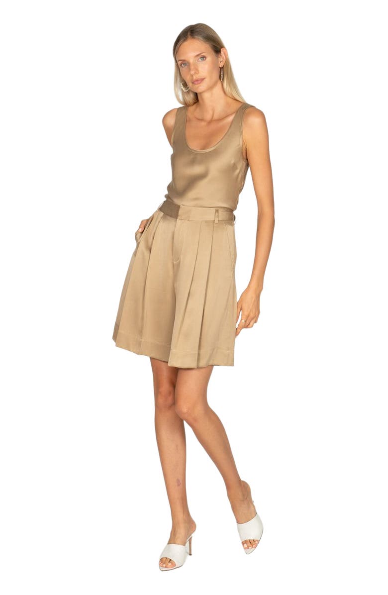 SECRET MISSION Claudette Shorts, Alternate, color, Sand