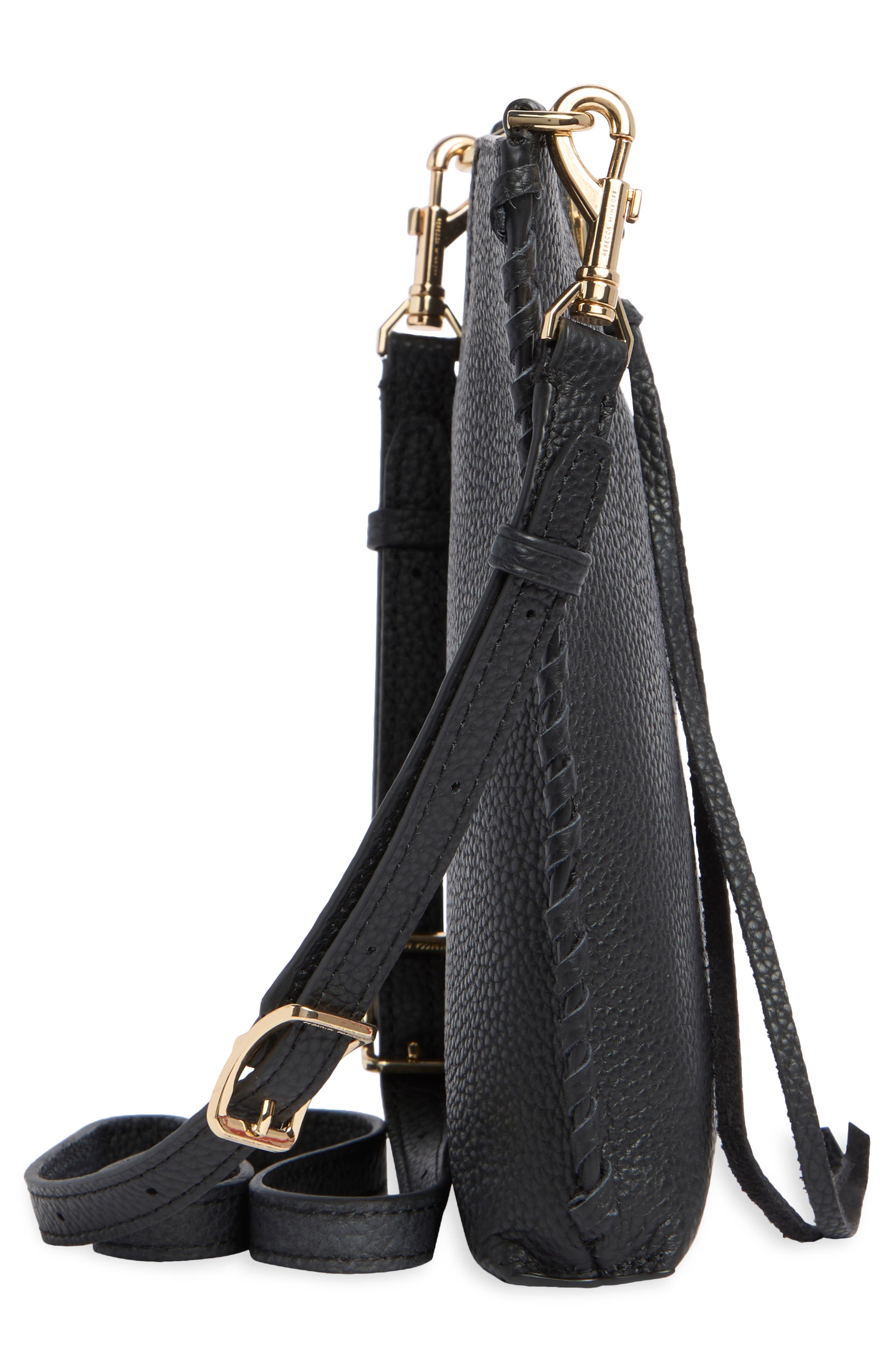 Rebecca Minkoff Darren Shoulder Bag, Alternate, color, Black