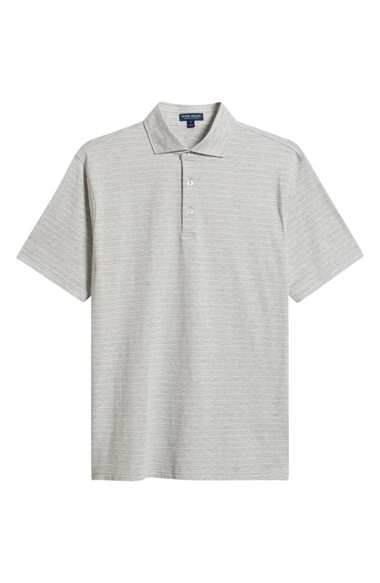 Peter Millar Crown Crafted Excursionist Flex Stripe lo, Alternate, color, British Grey