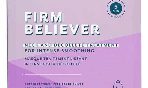 Patchology Firm Believer Neck & Décolleté Smoothing Hydrogel Mask In No Color