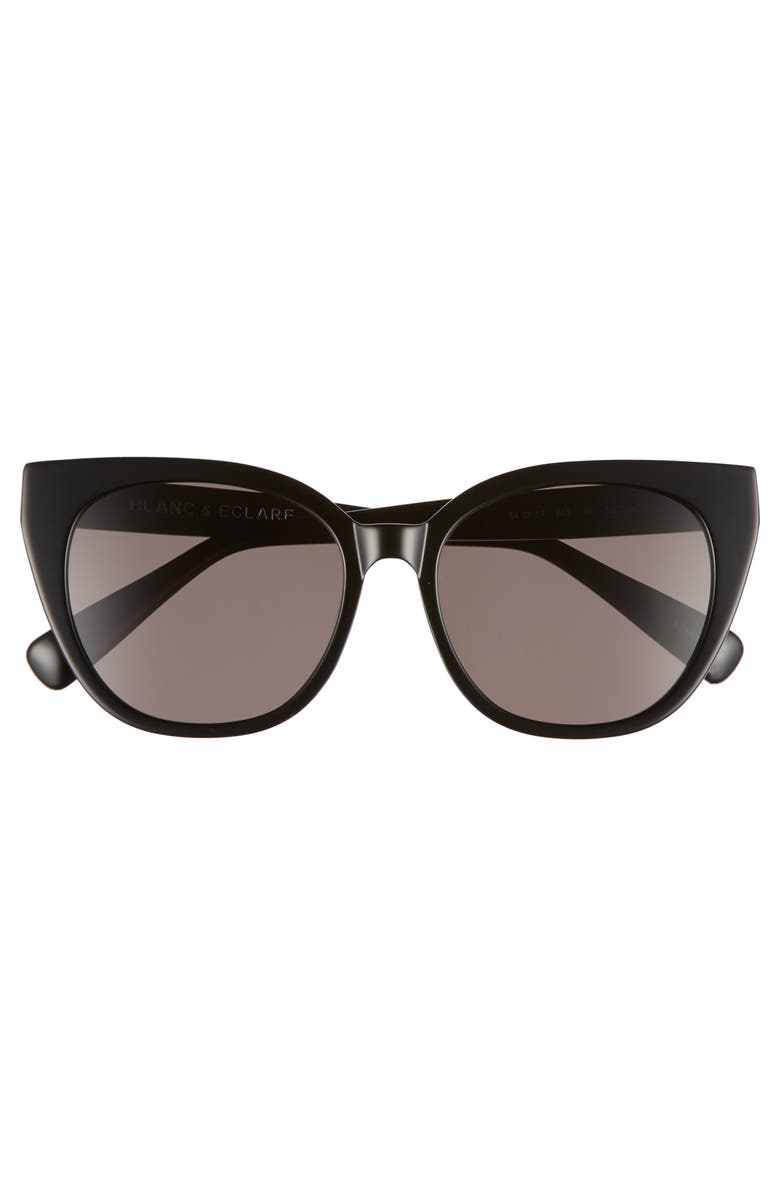 BLANC & ECLARE Monaco 54mm Cat Eye Sunglasses, Alternate, color, 