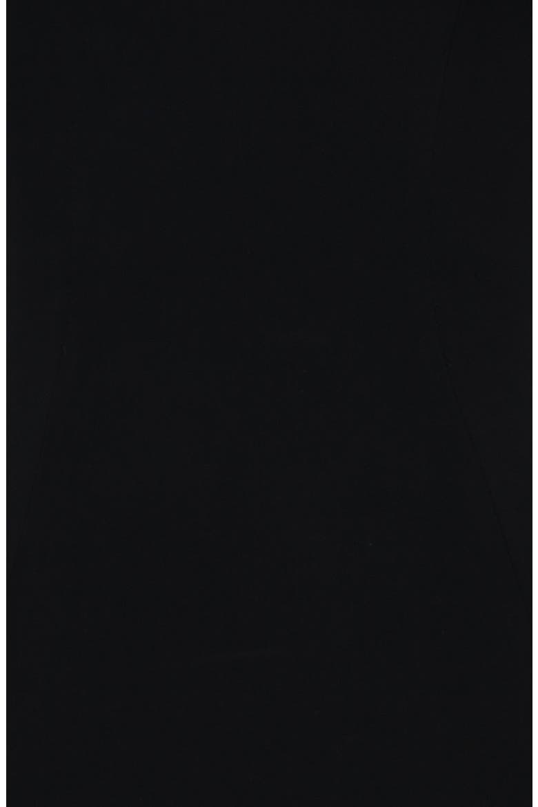 Raphaella Stretch Crepe Mermaid Gown, Alternate, color, BLACK