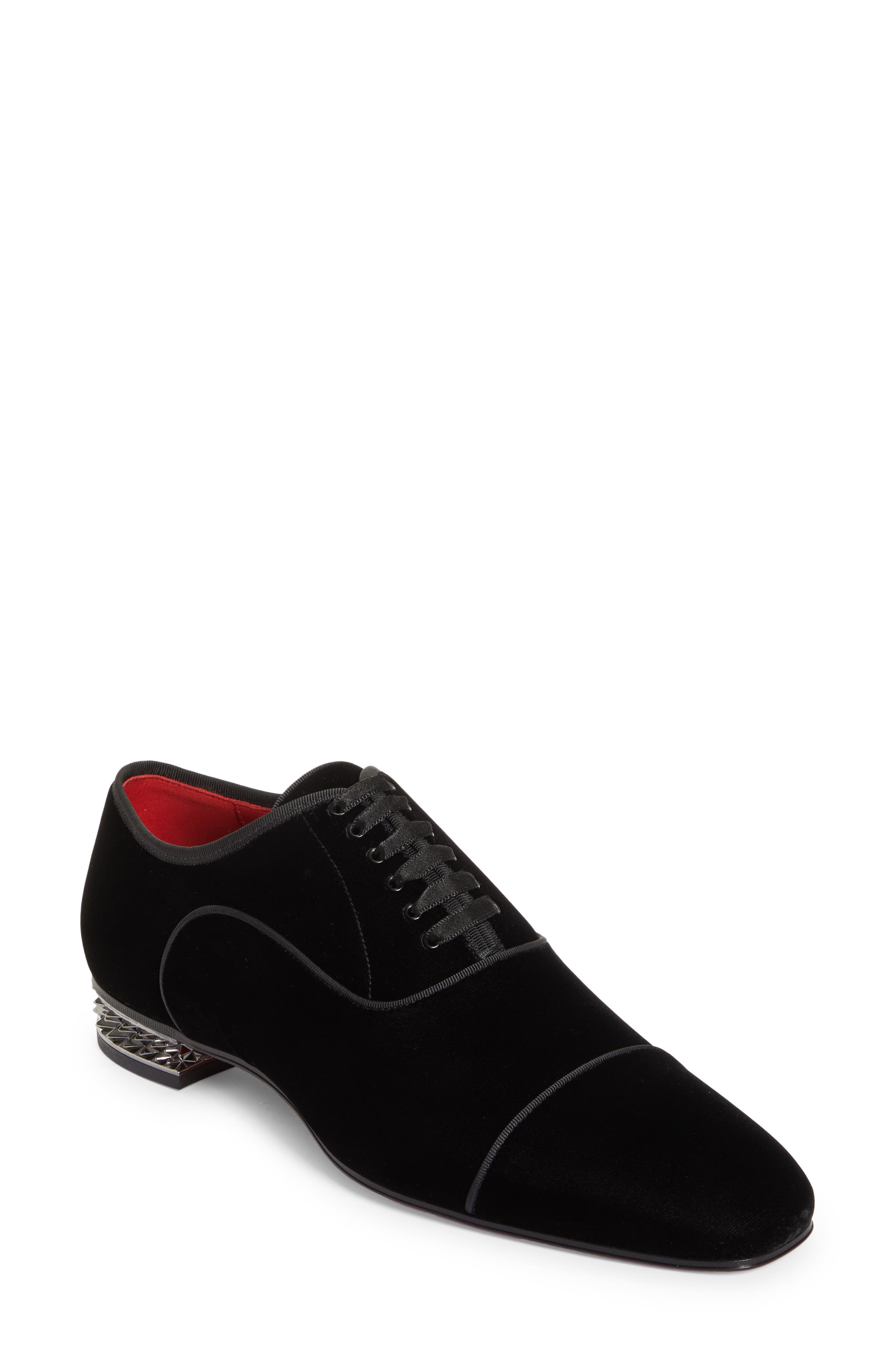 Christian Louboutin Greggyrocks Velvet Oxford, Main, color, 