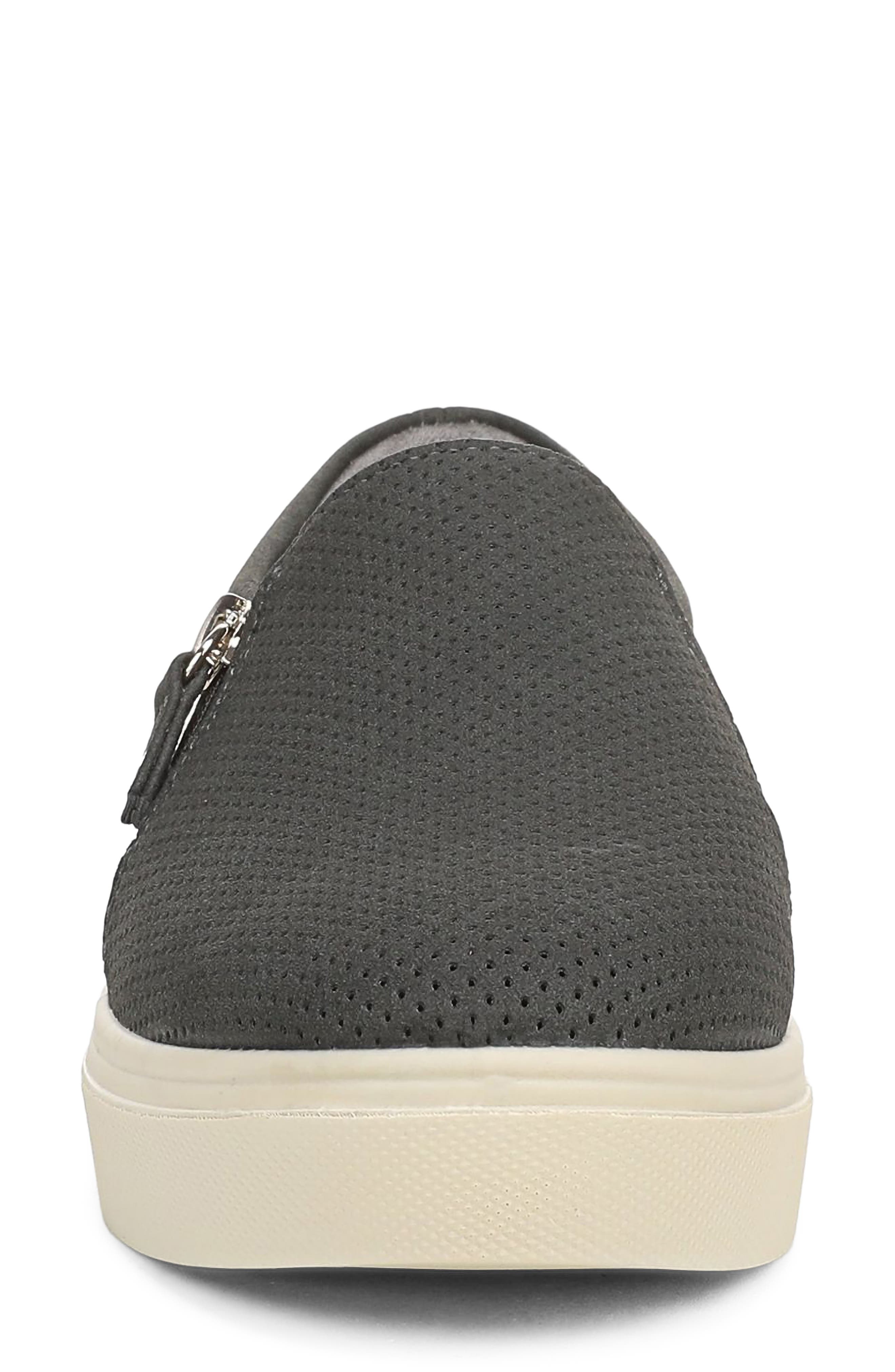 Madison Cloud Zip Sneaker, Alternate, color, GREYSTONE FAUX LEATHER