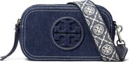 Tory Burch Mini Miller Denim Crossbody Bag