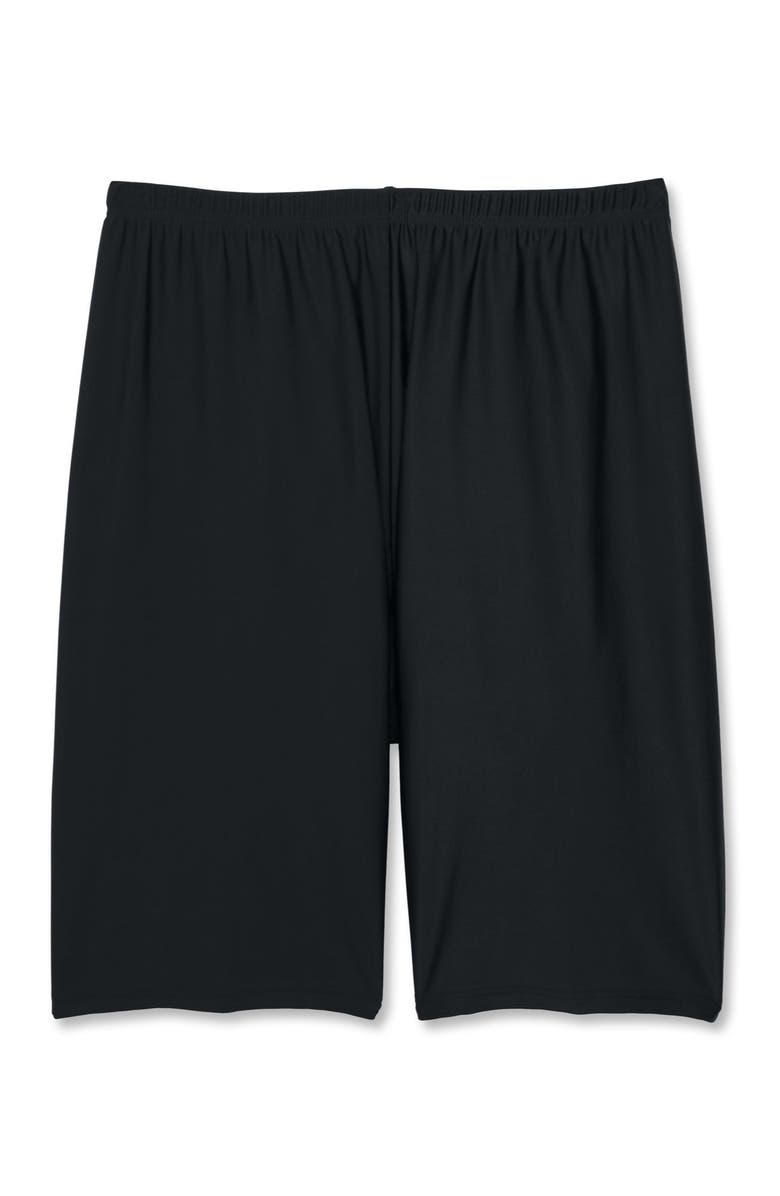 Swim 365 High-Waist Full-Coverage Swim Bike Short, Alternate, color, Black