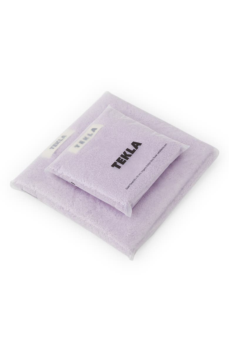 Tekla Organic Cotton Bath Towel, Alternate, color, Lavender