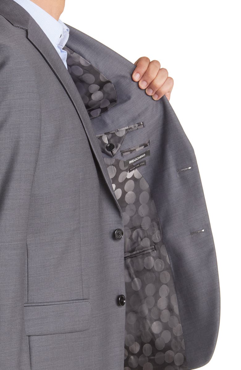 Indochino Haxby Solid Wool Suit, Alternate, color,