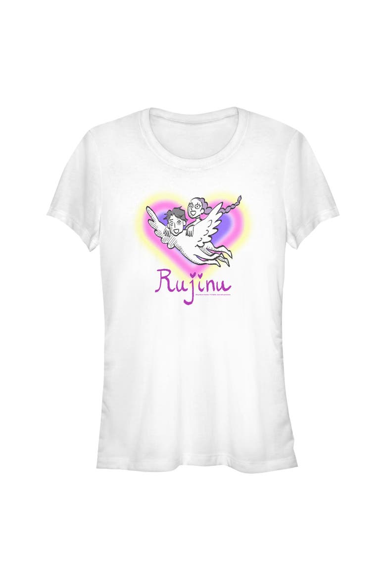 Junior's KPop Demon Hunters Fan Art Rujinu  Graphic T-Shirt, Main, color, White