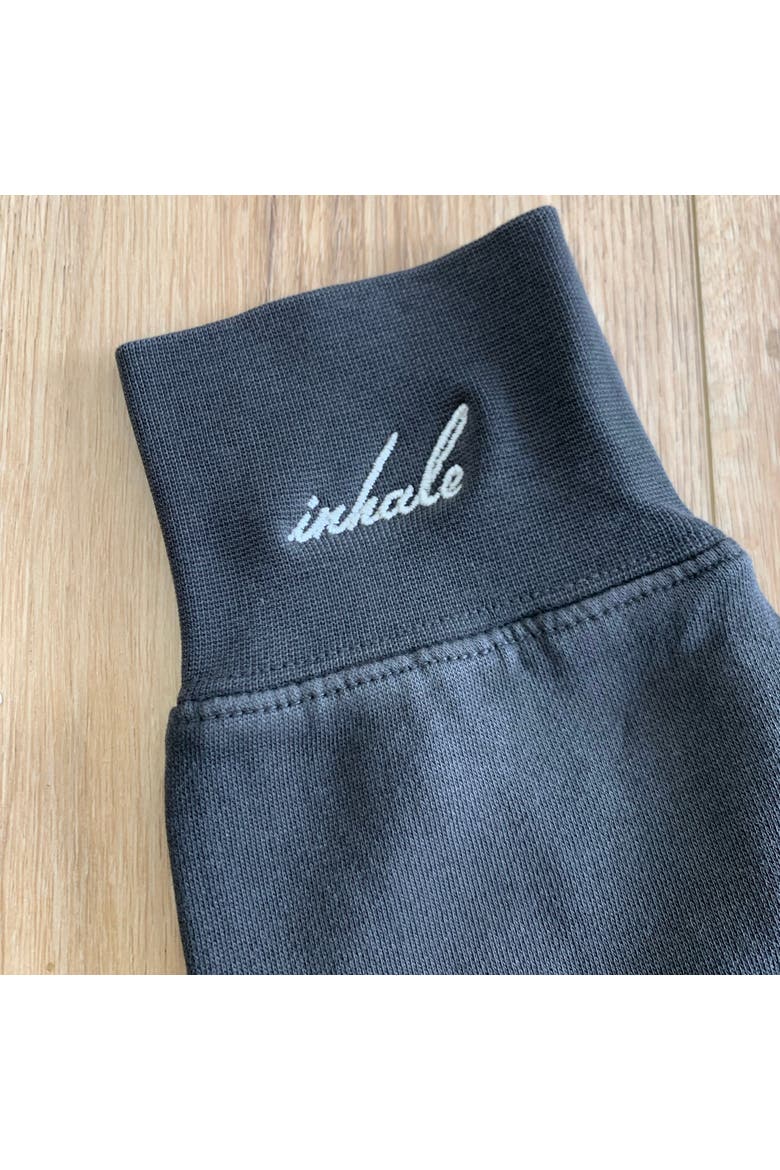 Inhale/Exhale Sweatshirt + Manifestation Kit, Alternate, color, Faded Black
