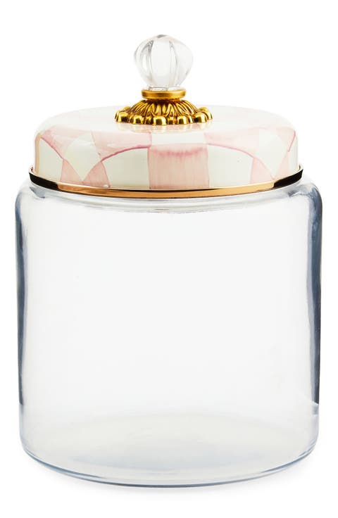 Rosy Check Large Kitchen Canister