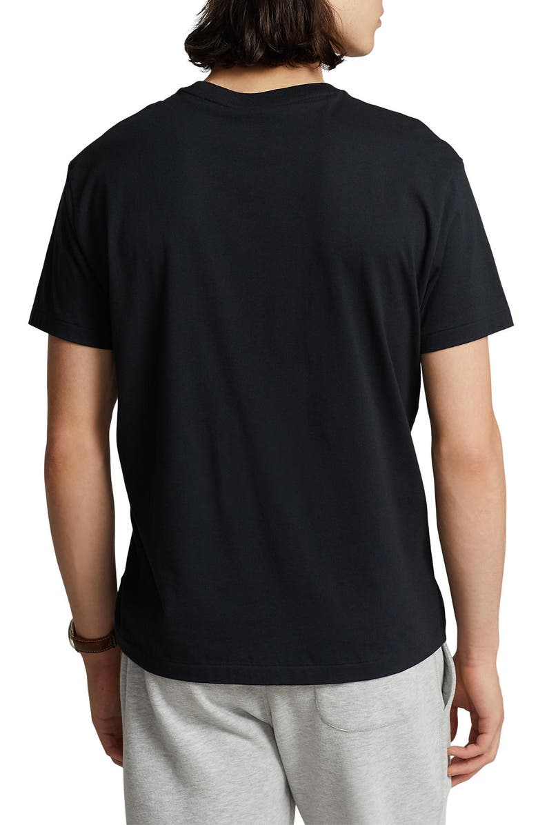 Polo Ralph Lauren Classic Fit Jersey Crewneck T-Shirt, Alternate, color, Ralph Lauren Black