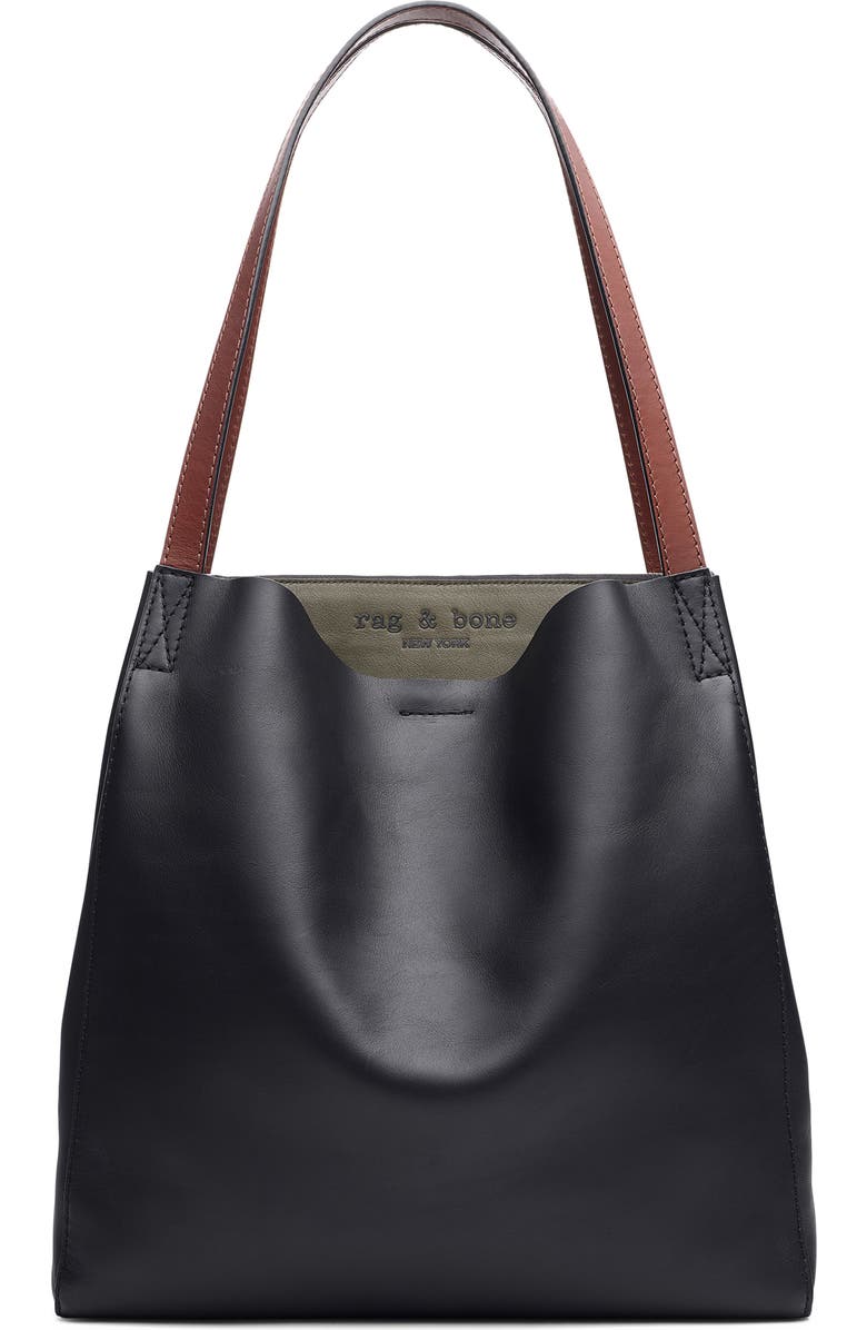 rag & bone Passenger Leather Tote, Main, color,