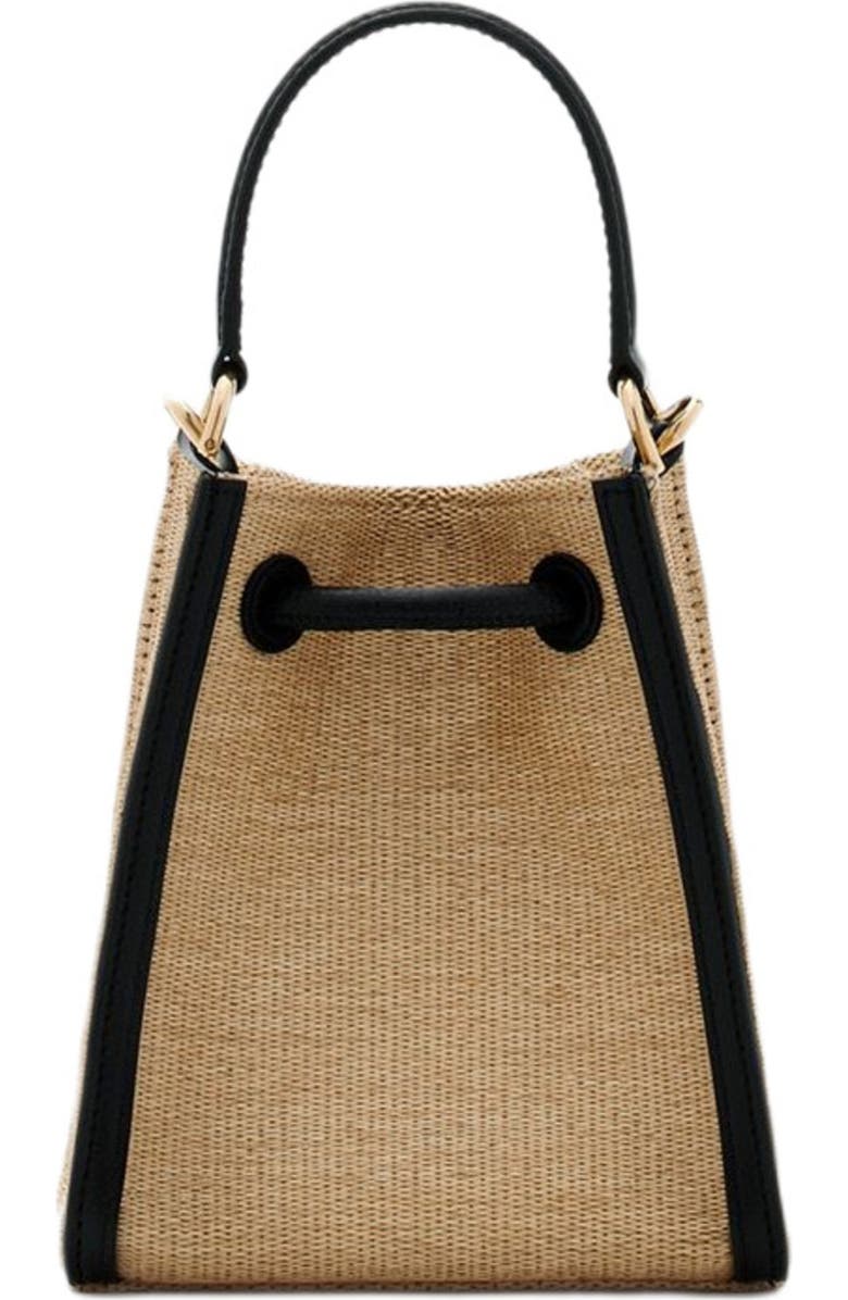 Lanvin Sequence Hobo Nano Raffia Bag, Alternate, color,
