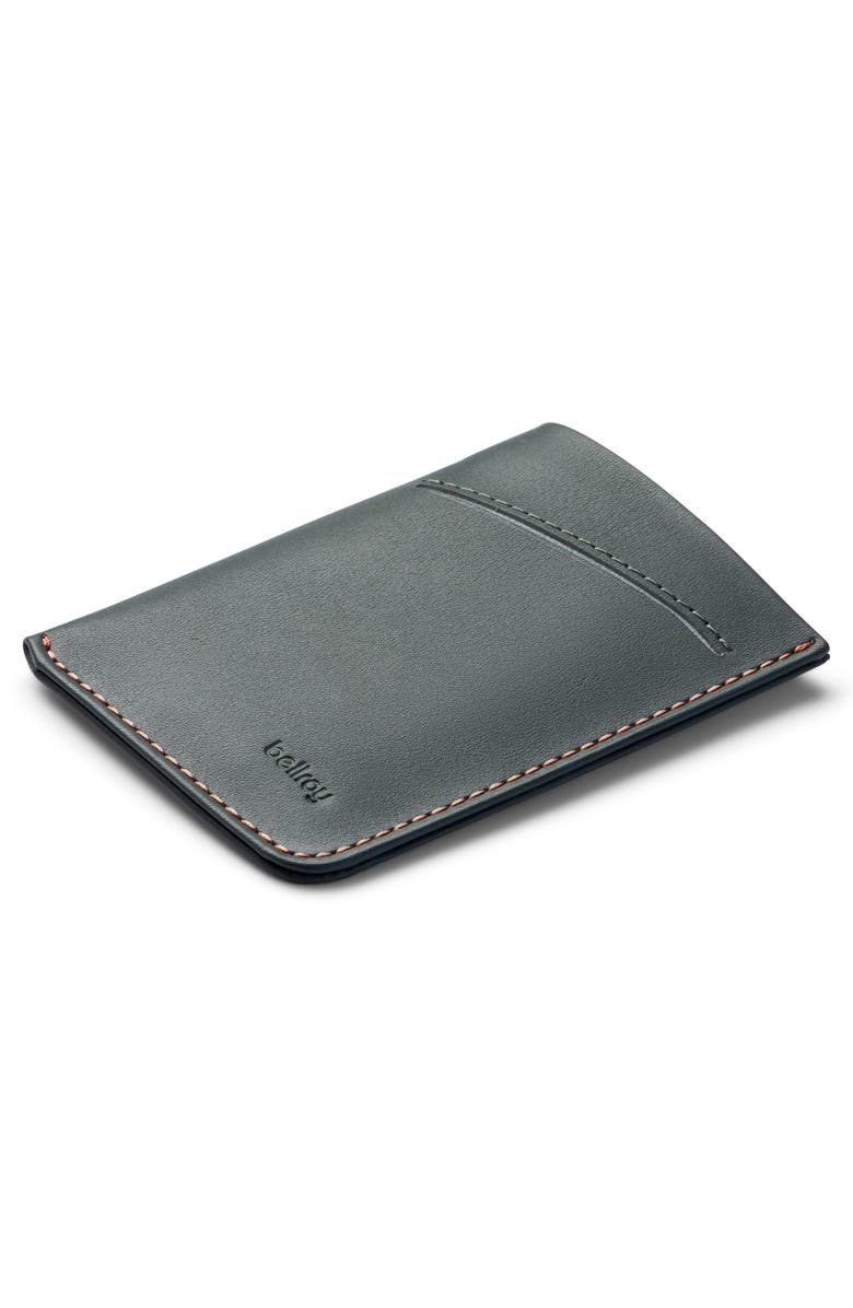 Bellroy Leather Card Case, Alternate, color, Everglade