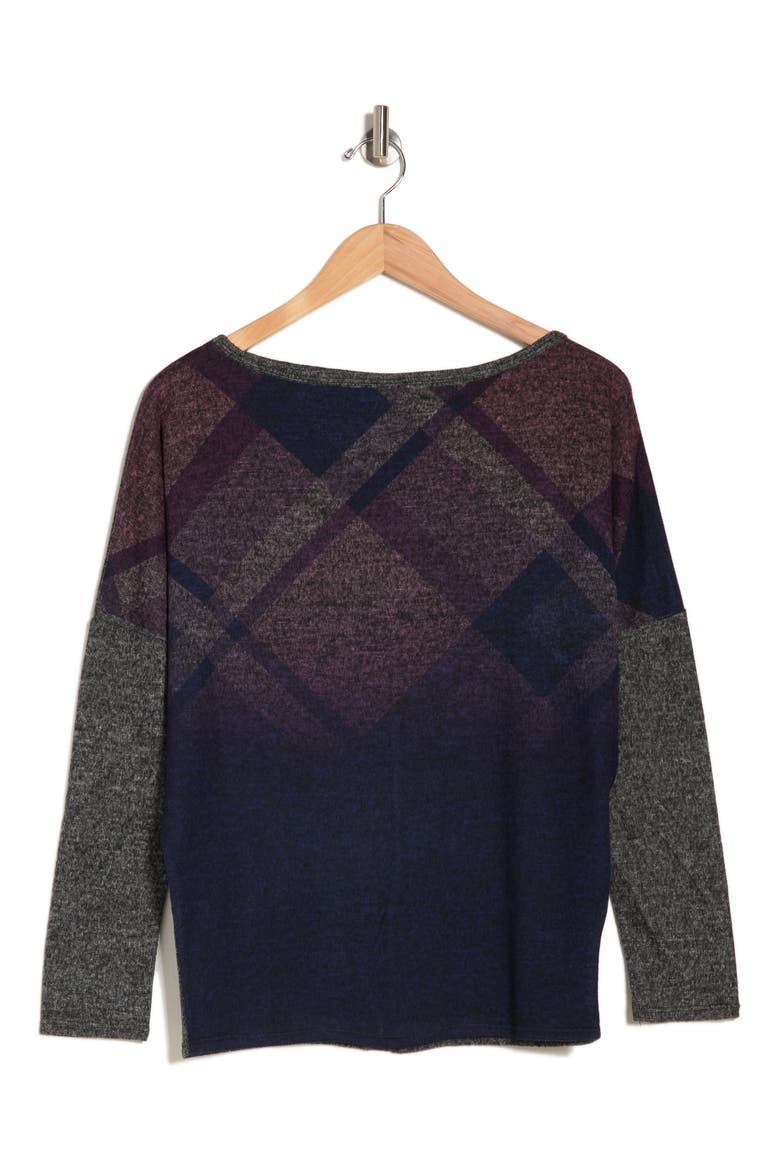 Boat Neck Pullover, Alternate, color, BEETROOT PURPLE