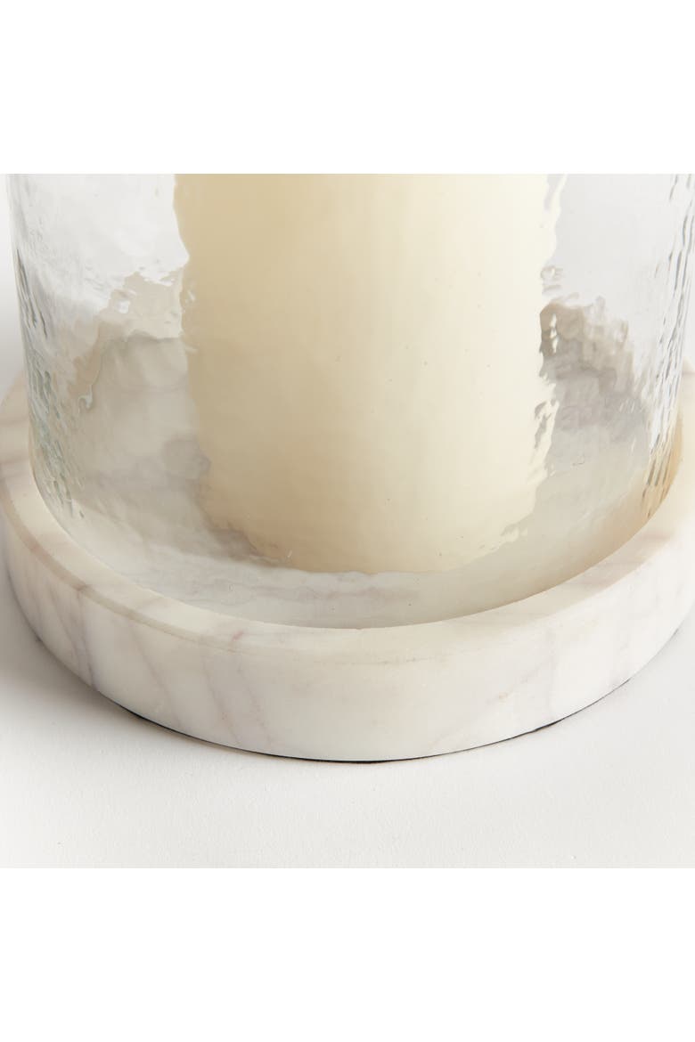 Claire Hurricane Candleholder, Alternate, color, White