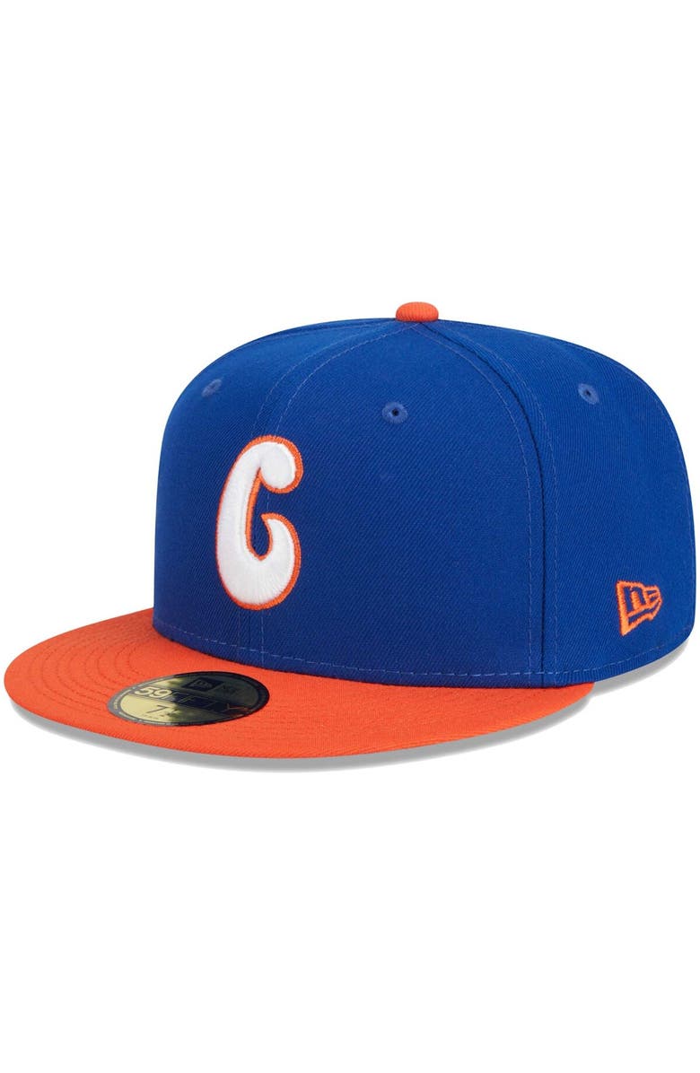 New Era Men's New Era Blue Charlotte Knights Theme Nights   59FIFTY Fitted Hat, Main, color, 