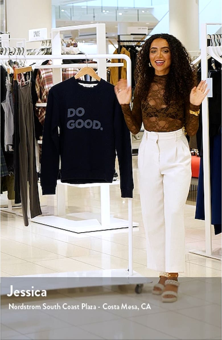Do Good Cotton Blend Sweatshirt, sales video thumbnail