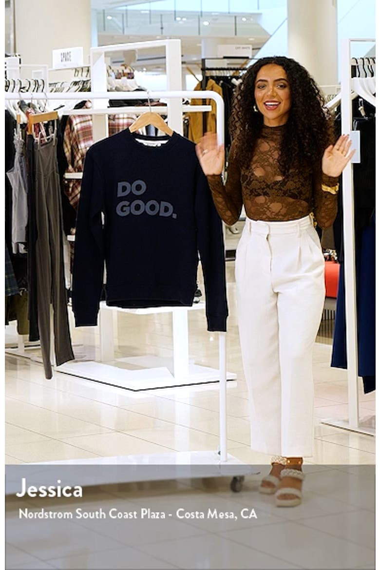 Do Good Cotton Blend Sweatshirt video
