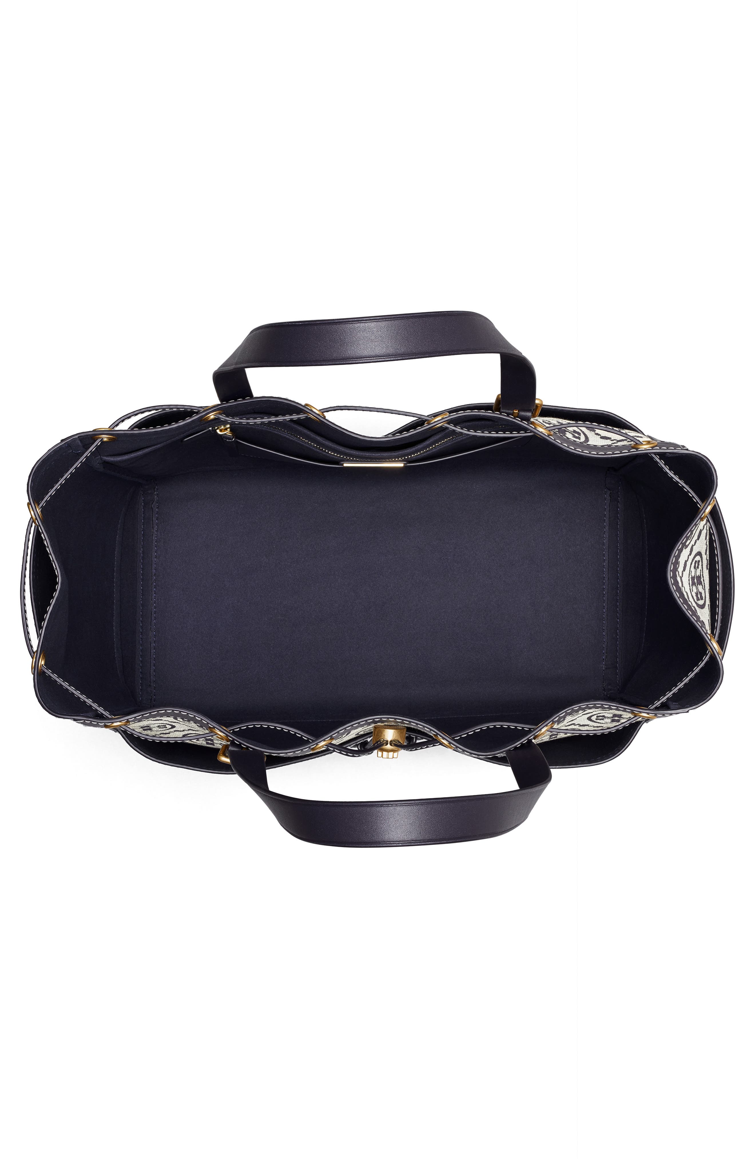 Tory Burch T-Monogram Jacquard Tote, Alternate, color, 